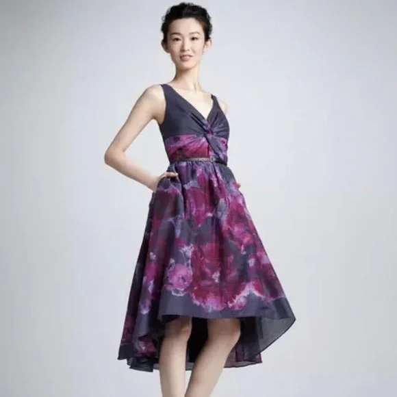 Lela Rose for Target | Dresses | Lela Rose Neiman Marcus Watercolor Purple  Spring Garden Dress